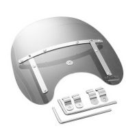 Plexi USA STYLE malý - bez montážní sady - univerzální, na řidítka 22/25mm, čiré